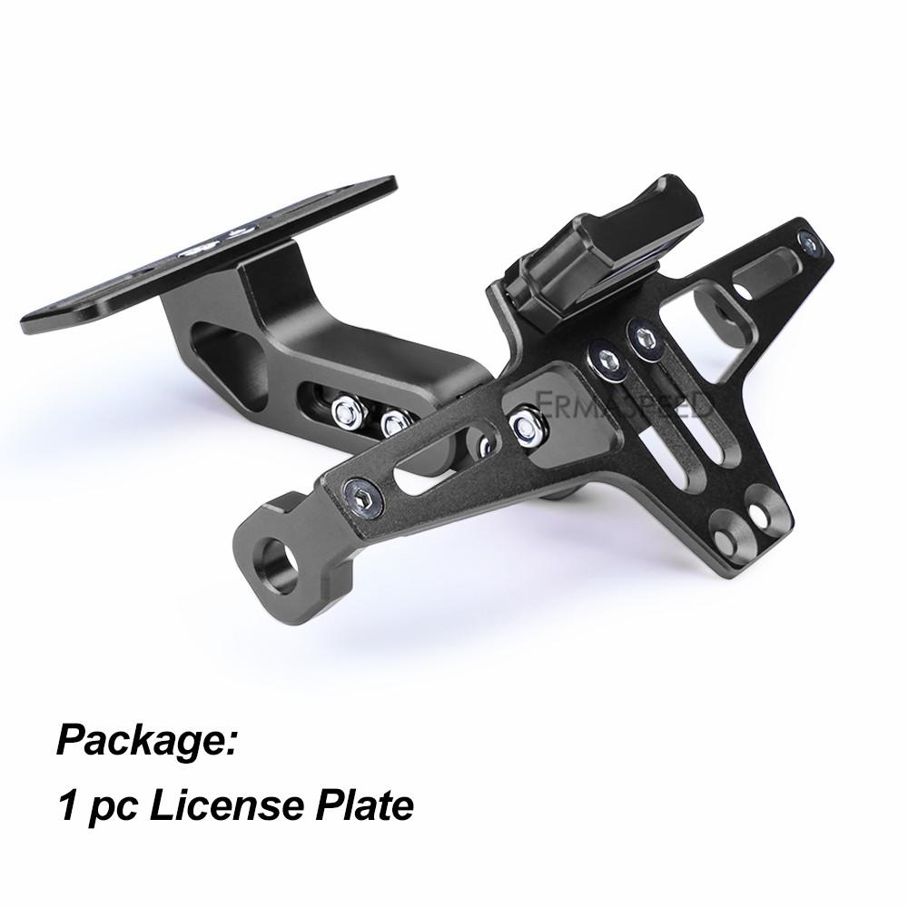 Держатель рамок номерного знака мотоцикла и светодиодный указатель поворота мотоцикла для мотокросса, уличного велосипеда, мотоцикла