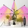 Remote Control LED Plant Growth Multi-head Clip Plant Lamp Flower Timing Full Spectrum Table Succulent Fill Light