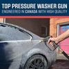 High pressure cleaning short gun