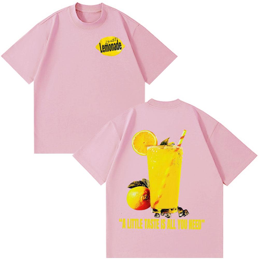 Louis Tomlinson Lemonade Tour 2026 Print T Shirt Men Summer Fashion Tshirts Oversized Aesthetic Trendy Summer Loose Tshirts