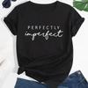 Women Summer T Shirt  Print Perfectly Short Sleeve Tees Casual   Printed  Tops