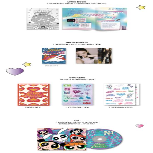 NewJeans The 2nd EP Album [GET UP] (THE POWERPUFF GIRLS X NJ Box Ver.)