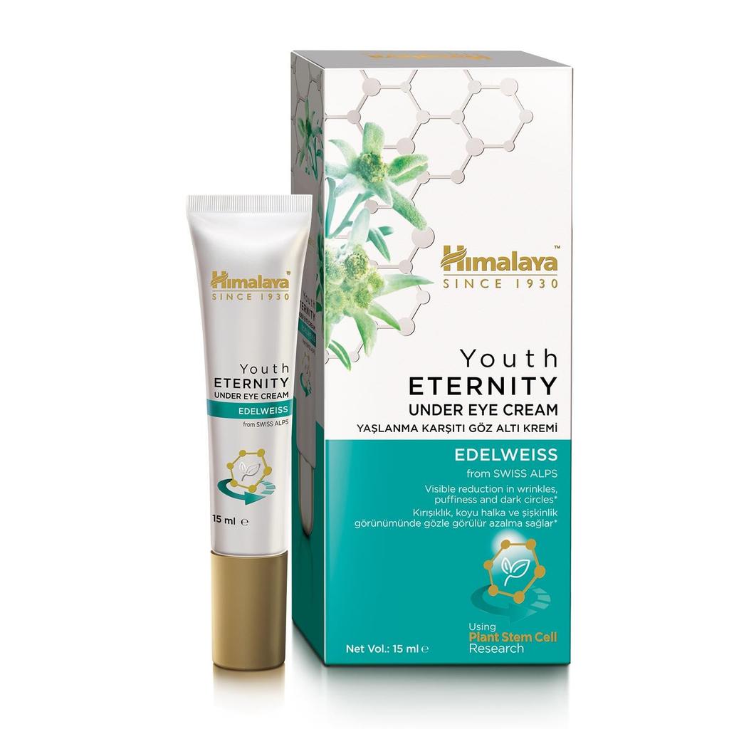 Himalaya Крем для кожи вокруг глаз Youth Eternity 30 мл для женщин Мгновенное увлажнение Уменьшает отечность Мимические морщины Морщины Темные круги