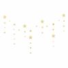 Regalo Star Garland Double-sided (200cm) Decoration Star-shaped Decoration Kindergarten Nursery School Decoration (Gold)