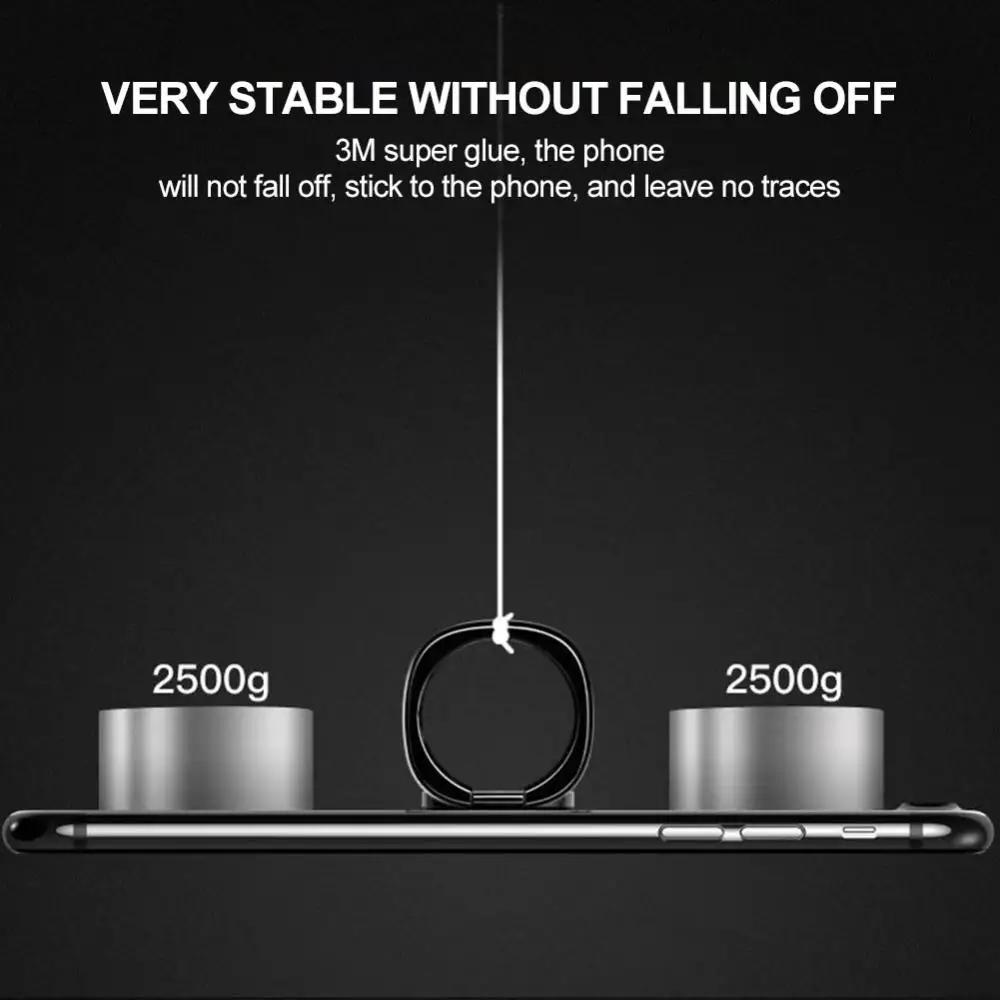 Мини-держатель для пальцев на 360 градусов, автомобильный металлический магнитный держатель, держатель для наклейки на заднюю панель телефона, универсальные автомобильные аксессуары для смартфона