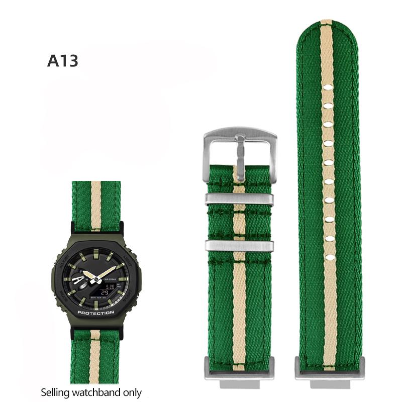 Нейлоновый холщовый ремешок для часов для GSHOCK Casio DW5600 DW-5600 GA110 GA100 GA120 GM2100 GA2100 GA2110 Модифицированный ремешок Спортивный ремешок