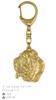 Neapolitan Mastiff, Mastino Napoletano - Gilded key ring with dog, handbag decoration, luxury accessory by Art-Dog brand