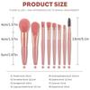 8Pcs Mini Portable Soft Makeup Brushes Set Foundation Eyeshadow Blush Eyelash Lip Concealer Beauty Tools for Travel