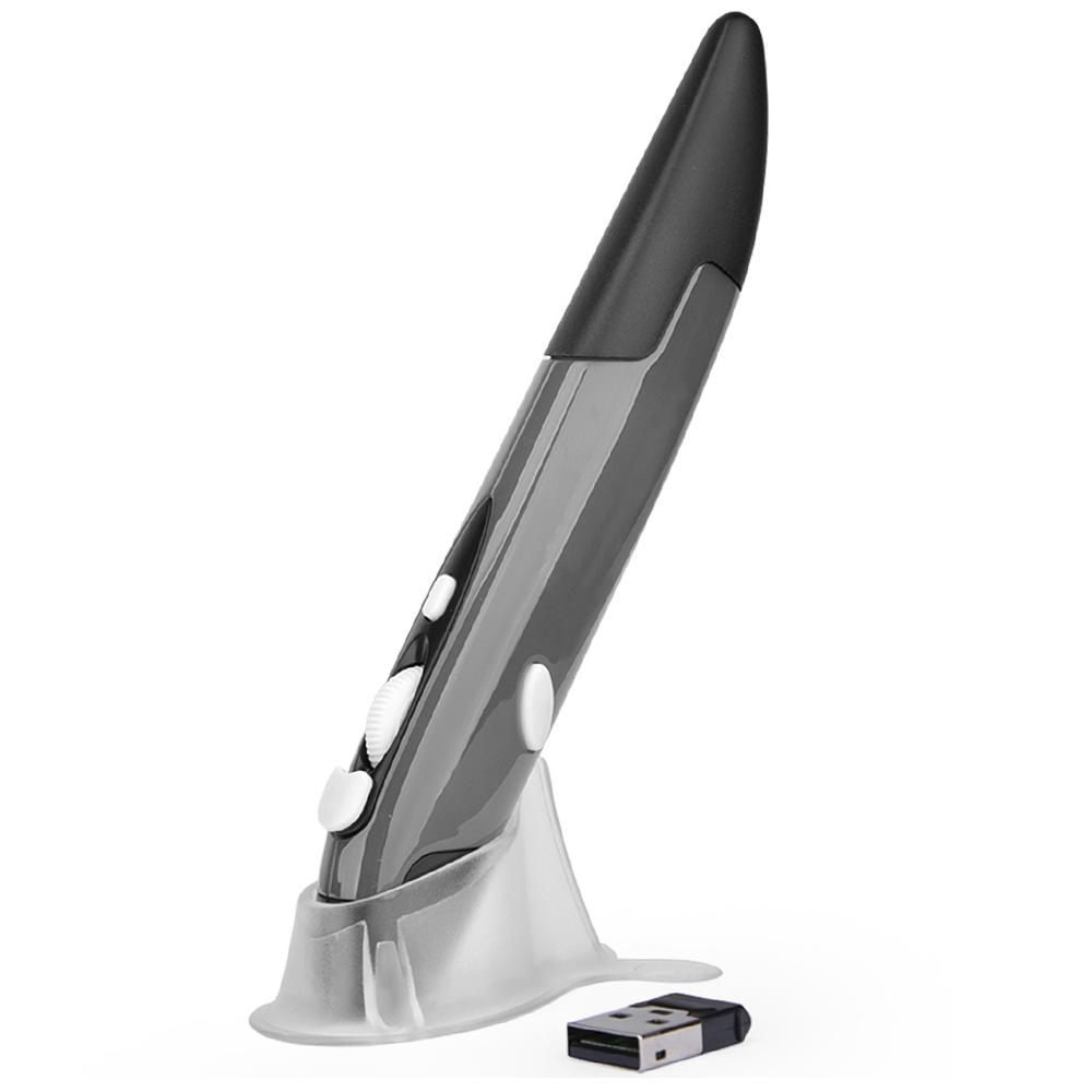 Беспроводная оптическая ручка 2,4 ГГц, регулируемая оптическая ручка-презентер с разрешением 500/1000 точек на дюйм для ПК Android