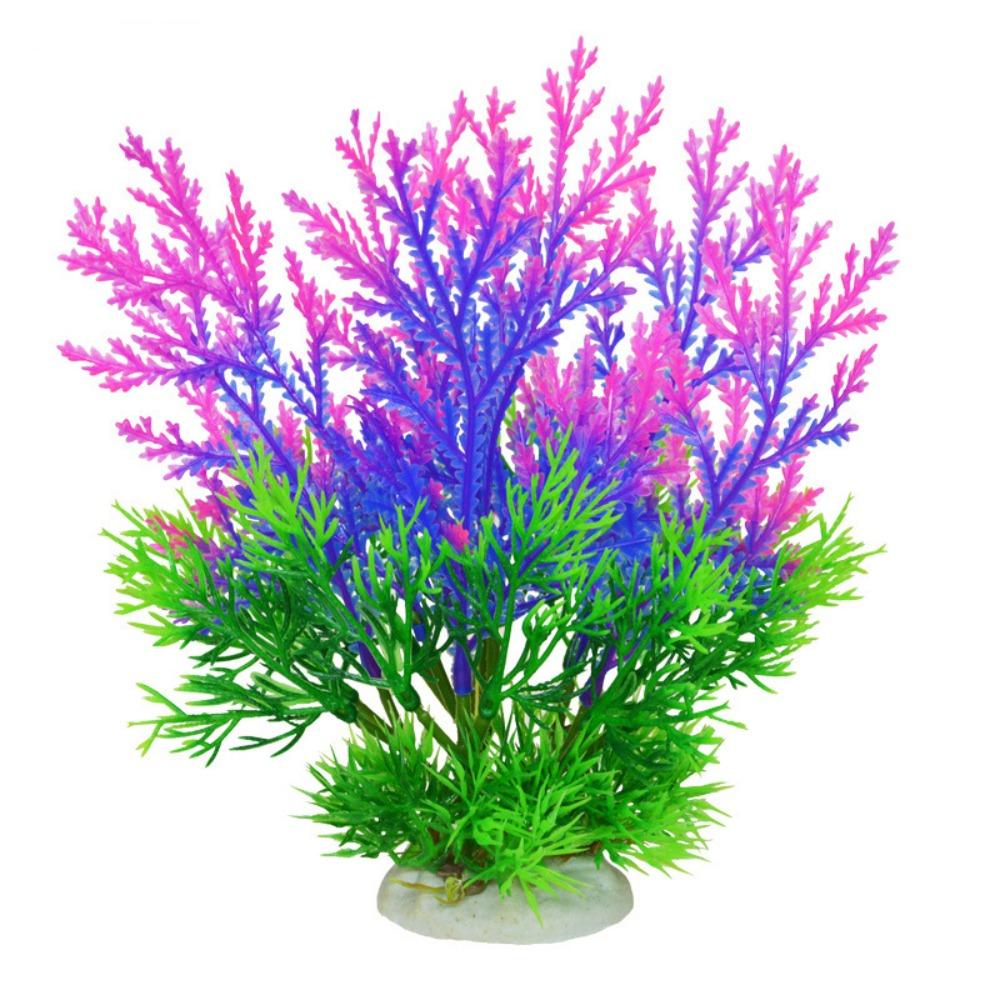 2pcs Creative Fake Grass Plastic Artificial Seaweed Water Grass Aquatic Plants  Home