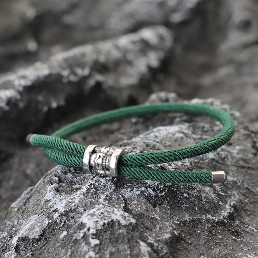 Простая мода из нержавеющей стали, регулируемая ручная веревка, ювелирные изделия серебряного цвета для мужчин и женщин, ювелирные изделия для рук, подарок, вечерние украшения