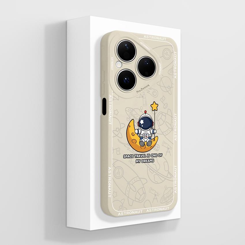 Чехлы для телефонов Huawei Pura 80 Pro Honor X7d X9d X20 V40 с красивыми деревенскими узорами, защитой объектива, из жидкого силикона, противоударный чехол для Huawei