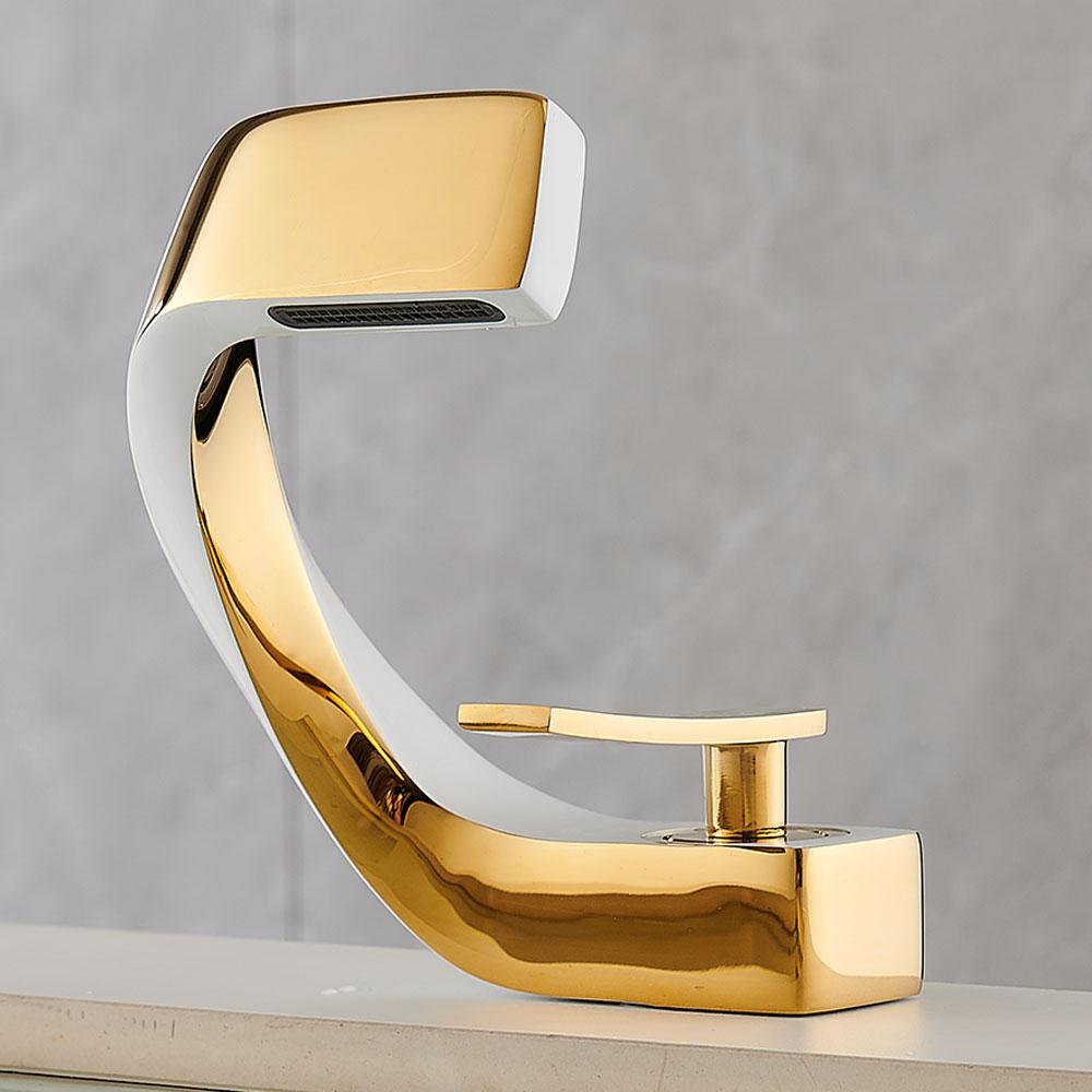 Ванная комната кран для раковины на бортике черный кран для мойки одно отверстие водопроводный кран для горячей и холодной воды смеситель для ванны