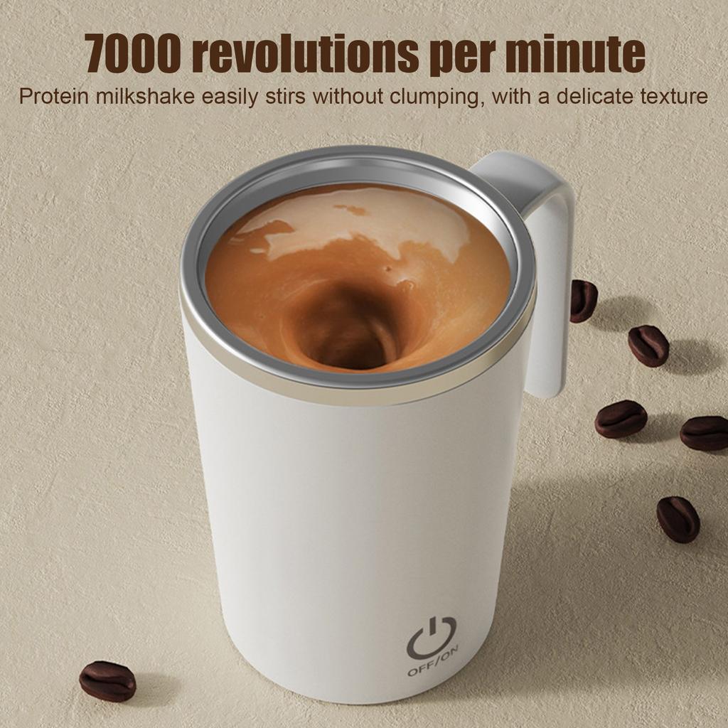 Automatic Stirring Cup Magnetic Mug Rechargeable Stirring Coffee Cup Electric Lazy Rotating Cup For Offices