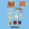 Miniature Items Dollhouse Furniture Accessories Living Room Bedroom Supermarket Shopping Games Family Interaction Doll Kids Toys