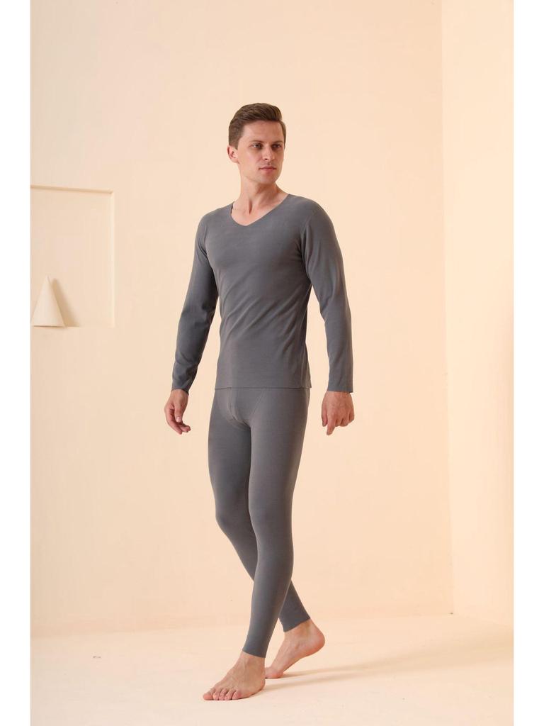 Мужской термобелье и пижама из немецкого бархата - осенне-зимняя рубашка и брюки, плюс толщина бархата