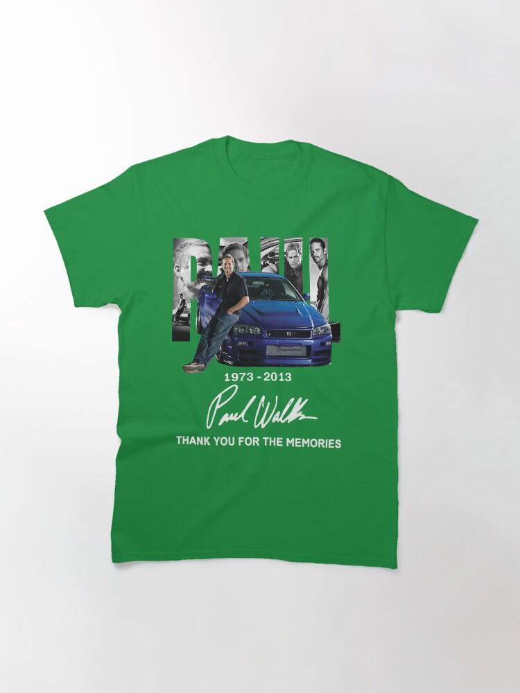 Fast & Furious Páúl Wálkér Thank You For The Memories Classic T-Shirt