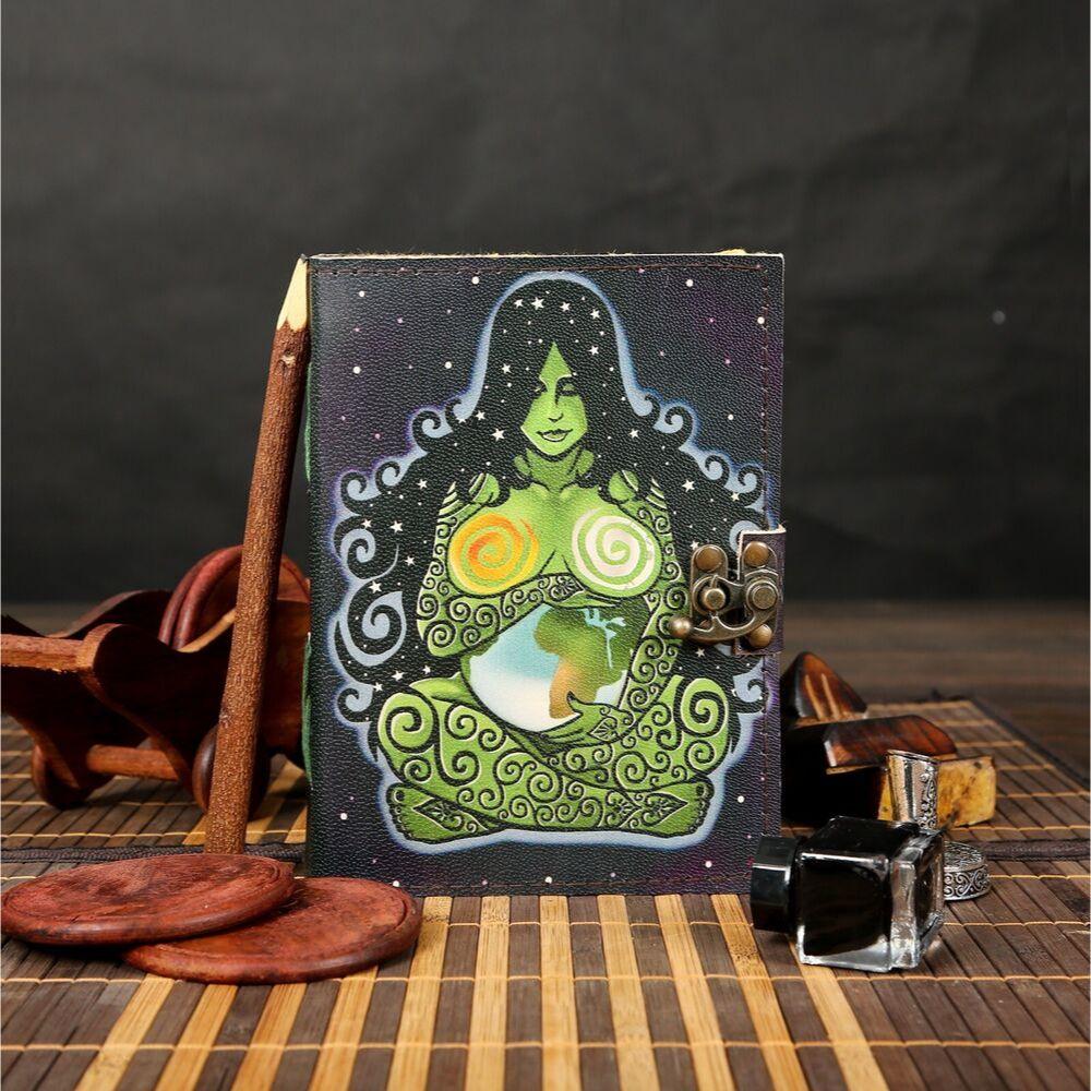 Журнал Матери земли, Древо жизни, Винтажный кожаный журнал, блокнот, викканский