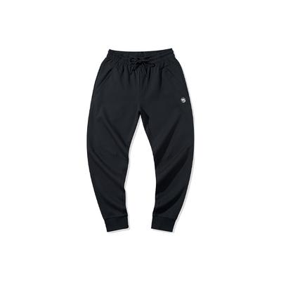 Баскетбольная серия Li Ning Badfive Pattern свободные манжеты спортивные длинные брюки мужские низ черный AKLQA75-3