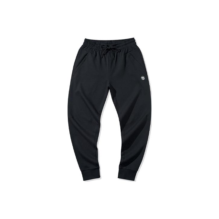 Баскетбольная серия Li Ning Badfive Pattern свободные манжеты спортивные длинные брюки мужские низ черный AKLQA75-3