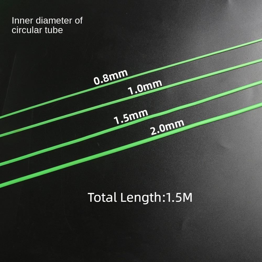 Силиконовая рыболовная ночная светящаяся трубка 0.8/1/1.5/2мм Трубка Рукава для оснастки Глубоководная рыбалка