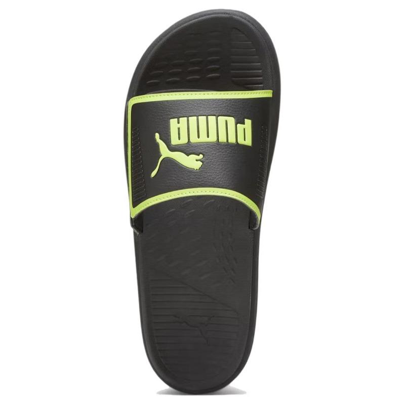 Puma Сандалии Softride Комфортные шлепанцы Мужские Черно-зеленые 382111-20