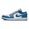 Air Jordan 1 Low Marina Blue Женские кроссовки белые темно-марина-синие DC0774-114
