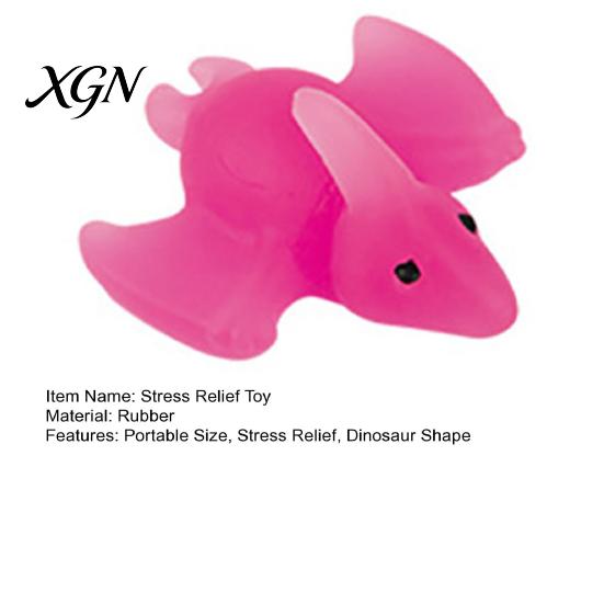 Stress Relief Gadget Mini Dinosaur Squeeze Toy Anxiety Cartoon Dino Sensory Kids Soft Stretchy Ball Home Office Worker Relaxation Tool