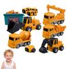 26pcs/set Magnetic Transform Engineering Car Assembled Toys with Storage Box, Magnetic Blocks Outdoor Toddler Activities Toys