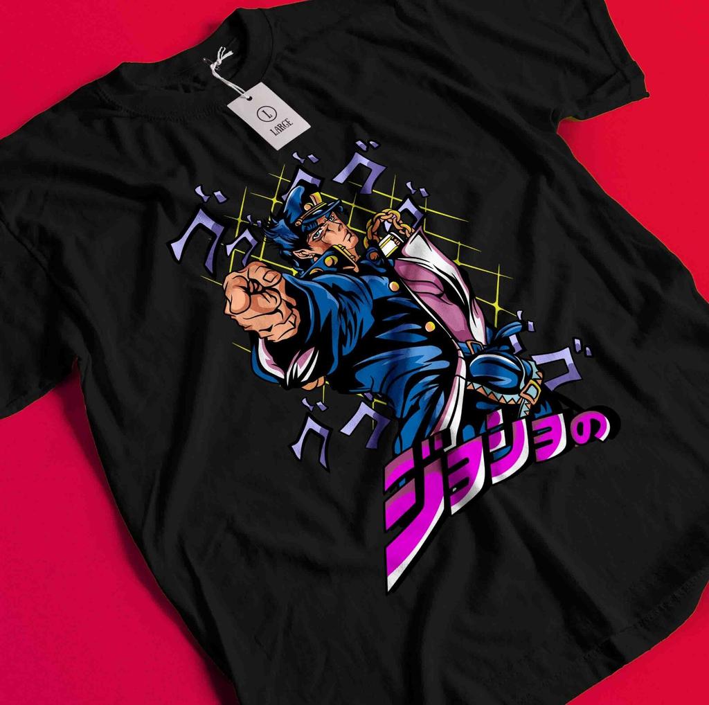 Футболка Jojo's Bizarre Adventure Футболка Джонатан Джостар Футболка Дио Джотаро Куджо BB956