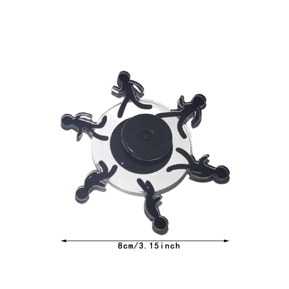 2pcs Stick Man Fidget Spinner Metal Hand Spinning Office Desk Toys Finger Spinner  Kids Toys