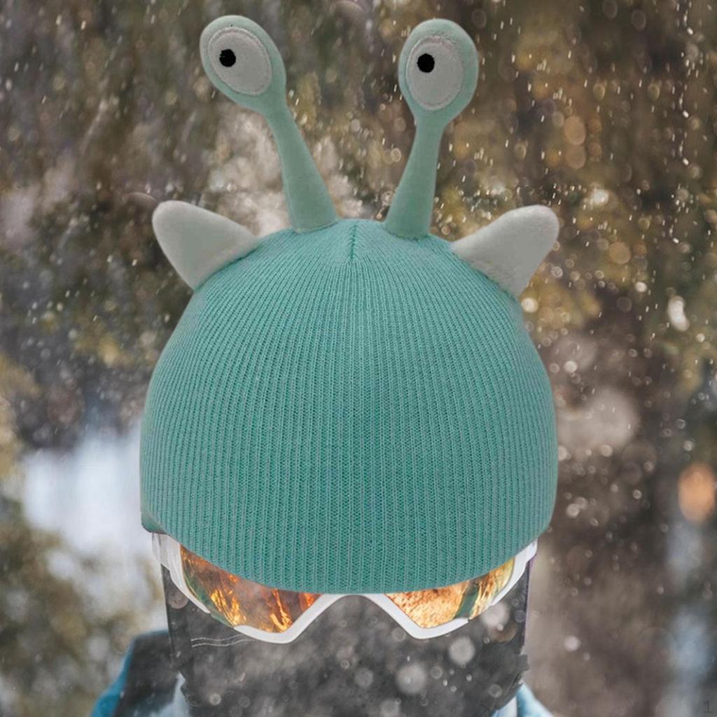 Вязаный чехол для шлема для катания на лыжах и сноуборде, подходит для всех размеров