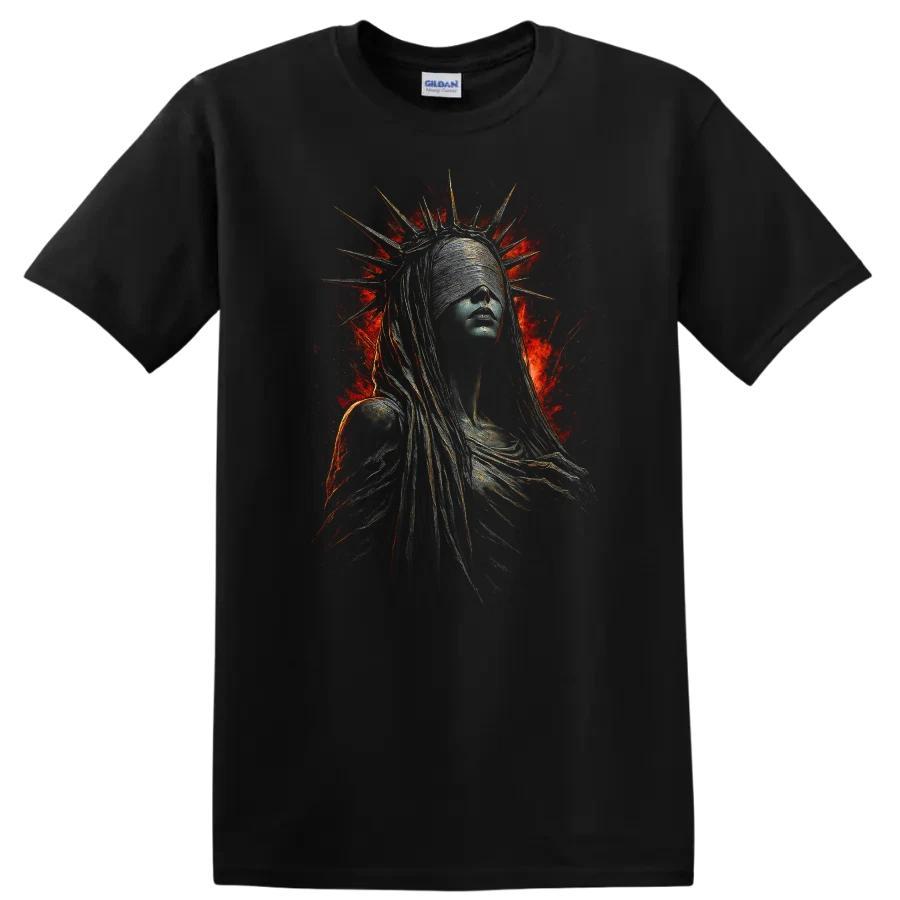 Dark Urban Streetwear Graphic Statue Inspired Art T Shirt w/ Cool Tee