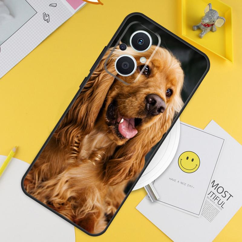 Cocker Spaniel Dog For OPPO Reno 14 12 11 10 13 Pro 8T 11F 12F 13F 14F 7 8 Lite OPPO Find X9 X8 X6 X5 Pro Case