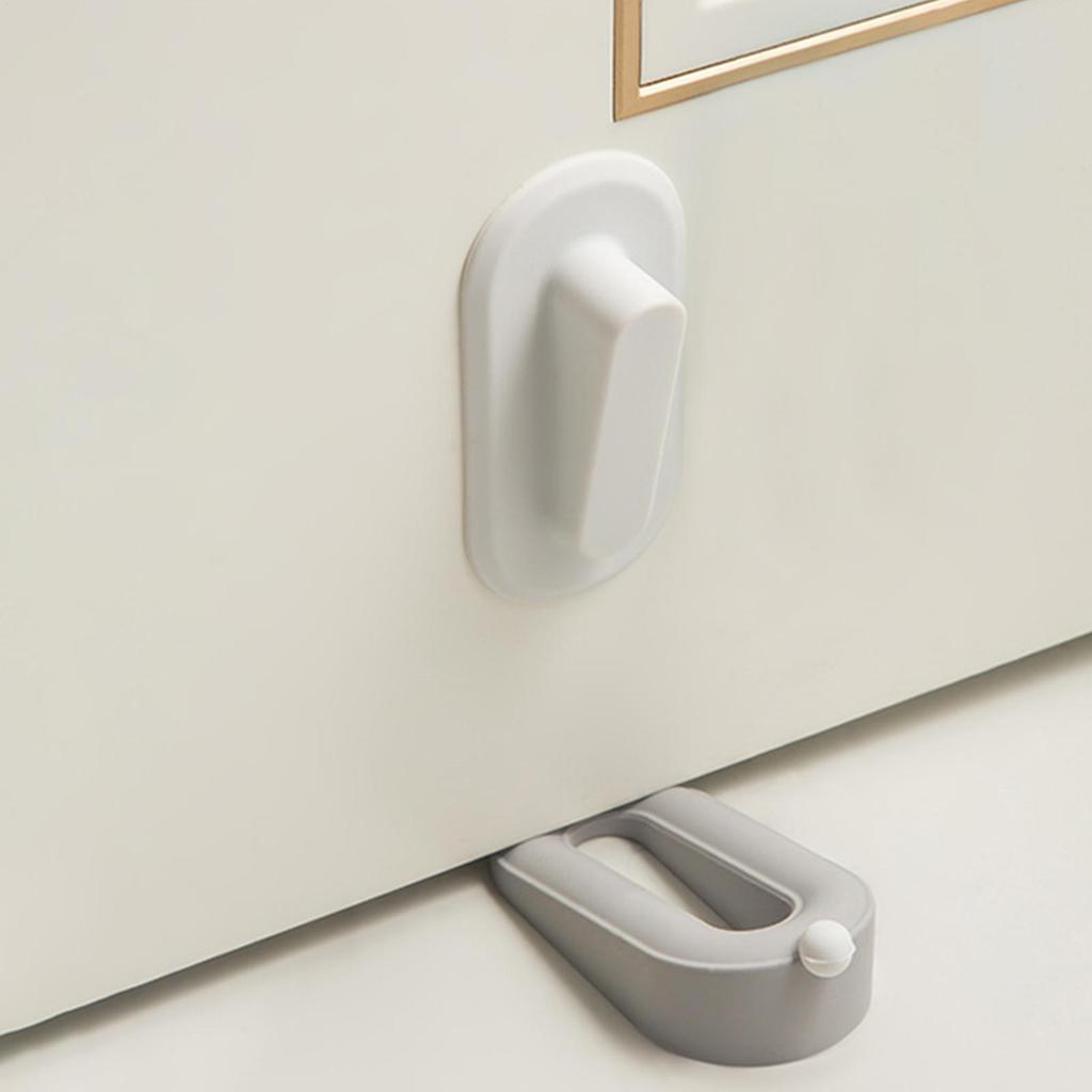 Силиконовый держатель дверного упора, фиксатор двери, стопоры для низа двери, звукоизолирующие дверные бамперы, клиновидный инструмент для дверного упора