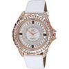 Adee Kaye Mondo G-3 Collection Crystal Accents Sunray Brass Rhodium Plated Dial Quartz AK2727-R Женские часы