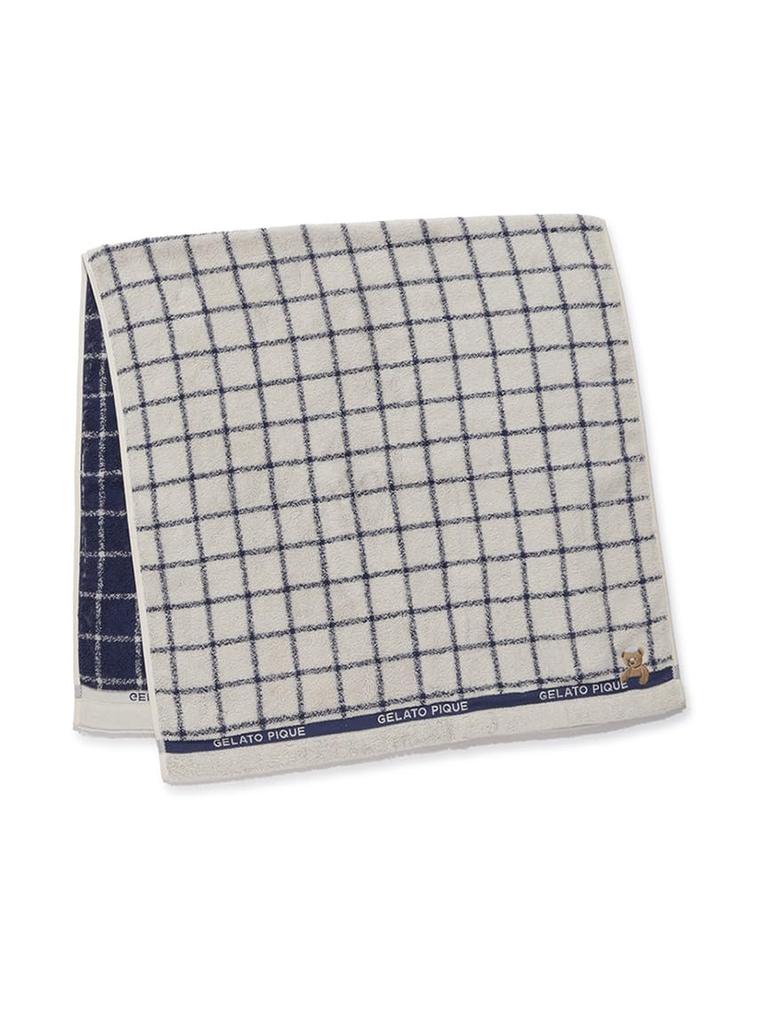 Gelato Pique Bear Bath Towel PWGG254554BLUF