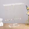 Bilateral Hook Jewelry Display Stand Acrylic Bracelet Organizer  Pendant Display
