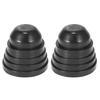 X AUTOHAUX Housing Seal Cap 50mm 55mm 60mm 65mm Rubber Headlight Dust Cover Waterproof Dustproof Cap 2pcs