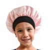 Children's Satin Sleep Cap - Soft Elastic Silk-like Hair Care Hat
