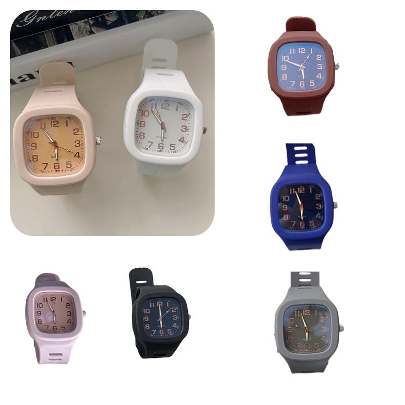 Квадратные Модные Часы Для Мужчин И Женщин Минималистичный Дизайн Водонепроницаемые Уникальные И Стильные