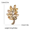 Fashion Vintage Crystal Wheat Brooch Niche Premium Women'S Dress Suit Accessories Rhinestone Pin