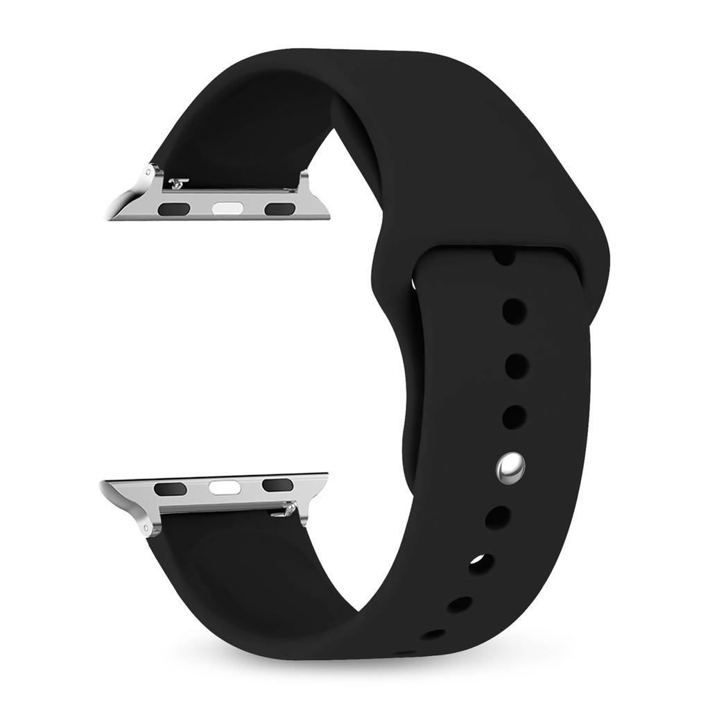 Для Apple Watch ultra 2 ремешок 49мм 46мм 44мм 40мм 45мм 41мм 42мм Силиконовый браслет correa iWatch series se 9 8 7 6 3 10 11 ремешки
