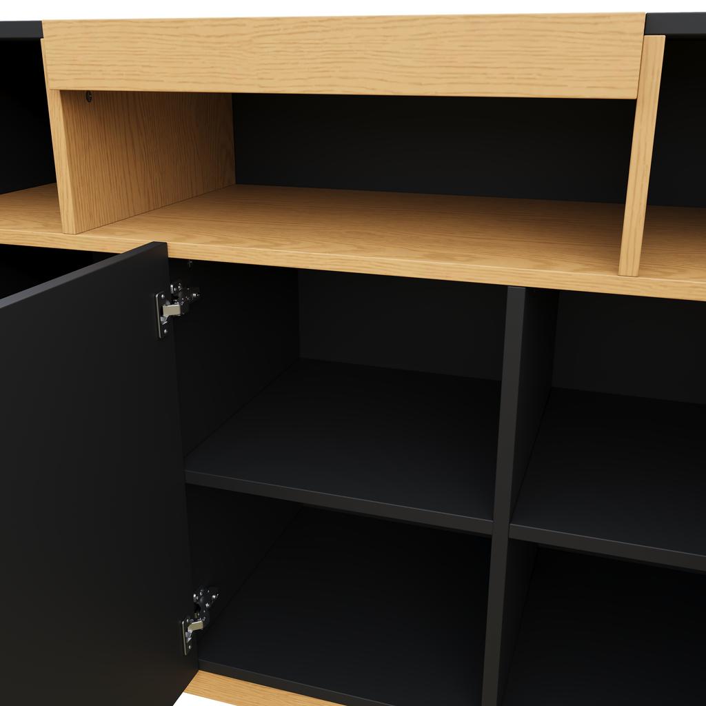 Sideboard, Three Doors, Suitable for Living and Dining Room, Multifunctional Storage Furniture.