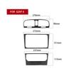 Для Volkswagen VW Golf 6 2008-2012 углеродное волокно автомобильный средний выход AC CD регулировка декоративная наклейка автомобильные аксессуары для интерьера