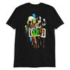 The Used Neon Blur With Skull Bolts Emo Post Hardcore Band Unisex T-Shirt