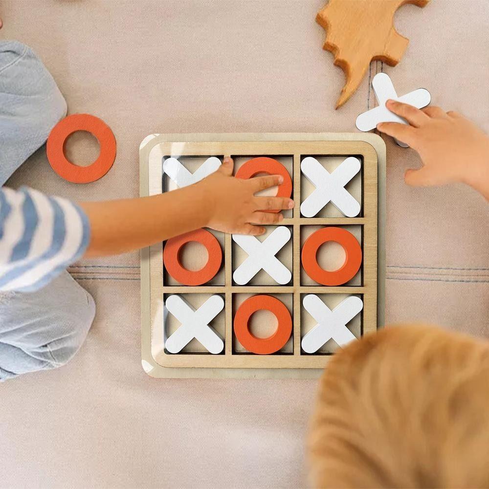 Parent-Child Toys XO Chess Game Interest Chess Board Game Puzzle Table Game Tic Tac Toe Game