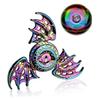 Игрушка-спиннер с крыльями дракона и глазами, сделанная из металла, трехручный спиннер с низким уровнем шума, высокоскоростная фокусирующая игрушка со стальным самосмазывающимся подшипником, Феникс,