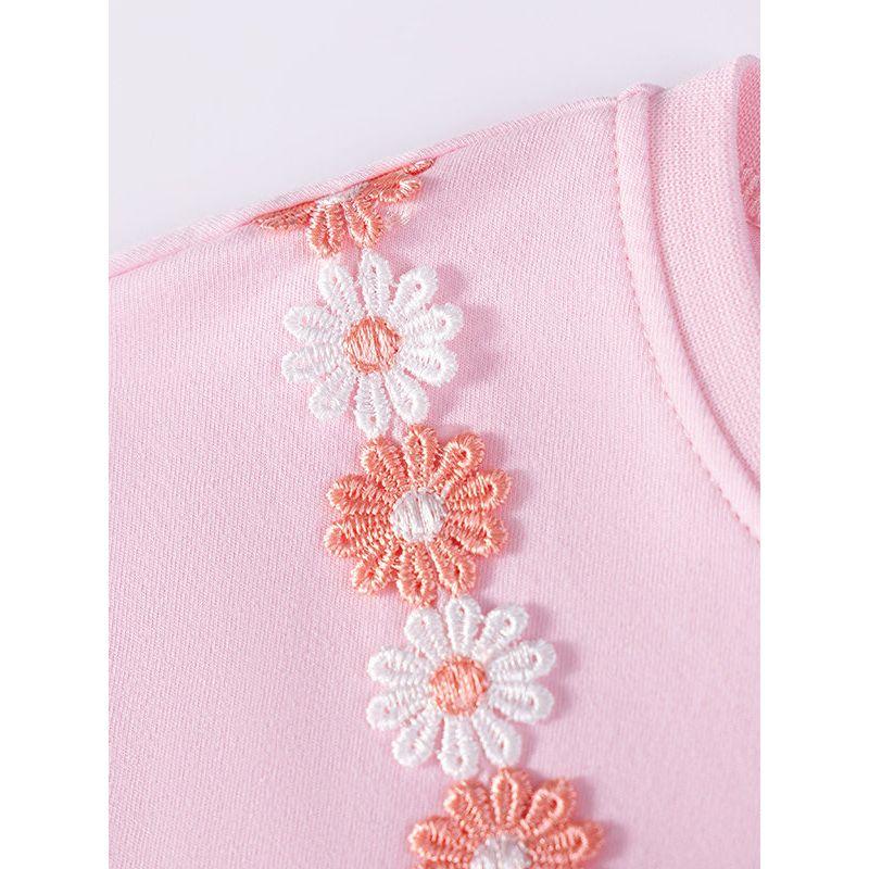 Little Maven European and American Style Girls' Dress, Summer Short-Sleeved Children's Dress, Cute Cartoon Baby Dress
