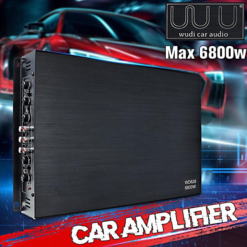 Автомобильный усилитель 4 канала DC 12V 6800W Аудио Стерео Бас Динамик Автомобильные Аудио Усилители Сабвуфер